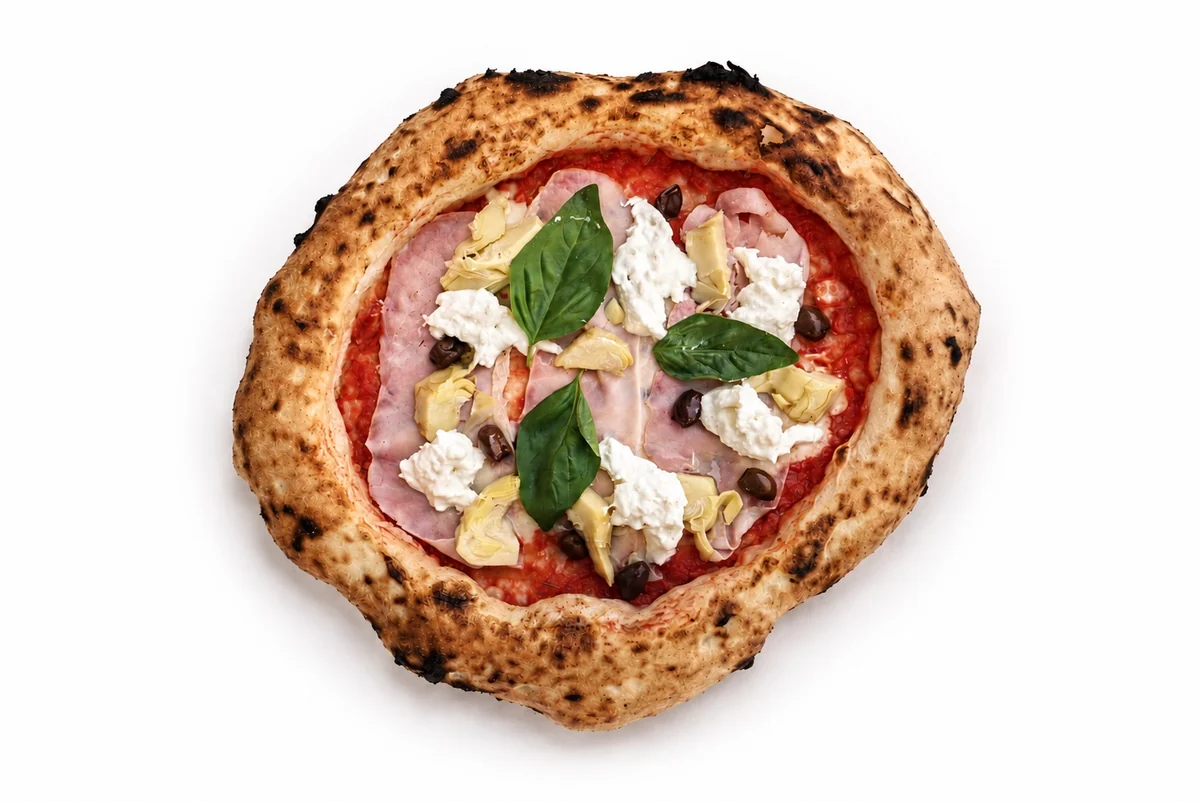 La Stracciatella Capricciosa – neapolská pizza z Edgardu