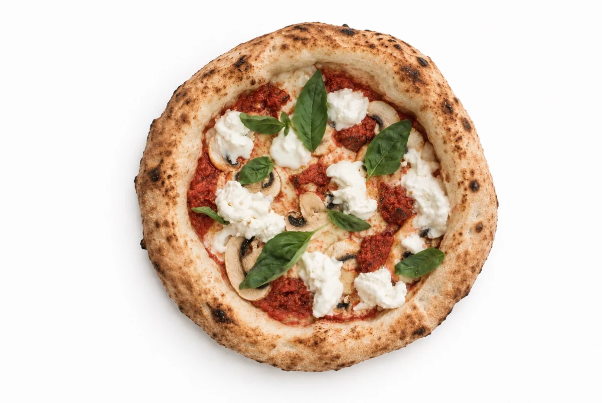 Nduja & Stracciatella – neapolská pizza z Edgardu